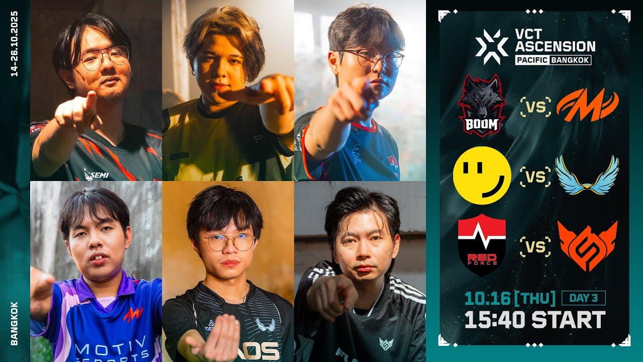 VCT Ascension Pacific Bangkok 2025 - Group Stage - Day 3