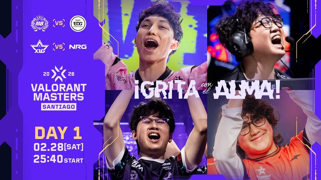 VALORANT Masters Santiago 2026 - Swiss Stage - Day 1