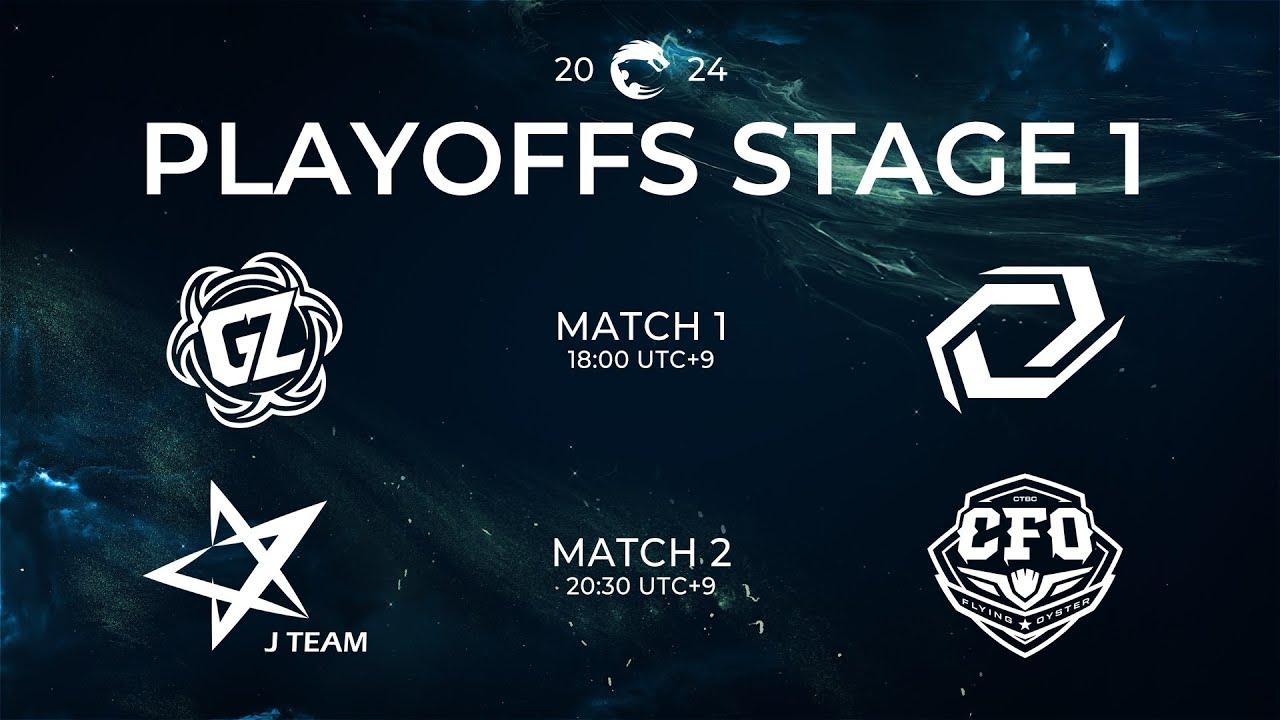 GZ vs SG / JT vs CFO | Playoffs Stage 1 Day 4 | PCS Summer Split (2024)