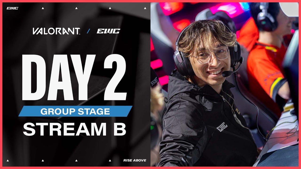 VALORANT at EWC 25 - Day 2 - Group Stage - Stream B