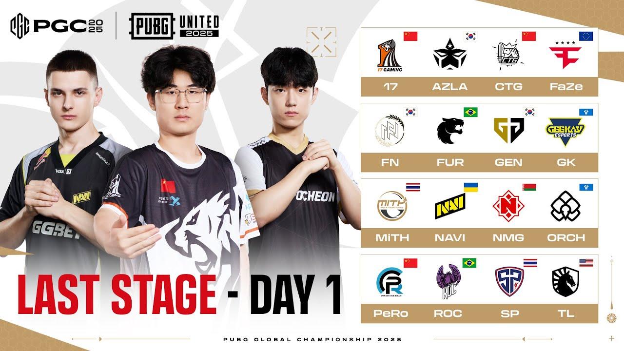 【日本語配信】PUBG Global Championship 2025 ラストステージ DAY 1