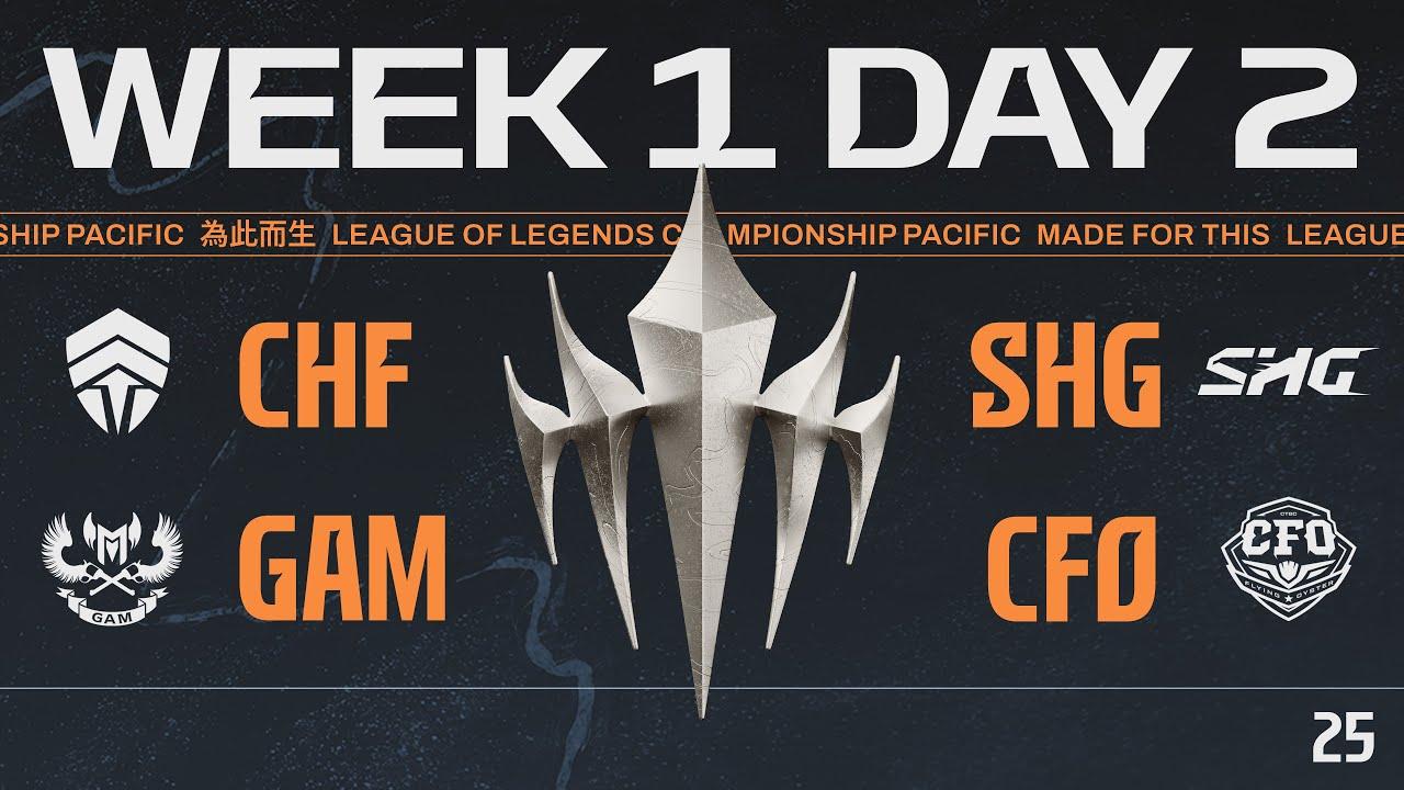 [JP] CHF vs SHG  - GAM vs CFO | LCP 2025 Season Finals Group Stage Day 2