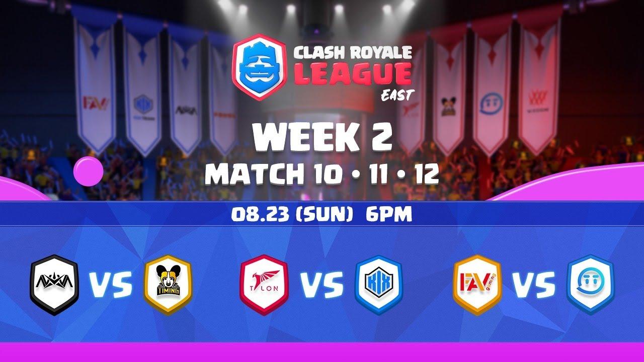 2020 クラロワリーグ イースト フォールシーズン Match10~12