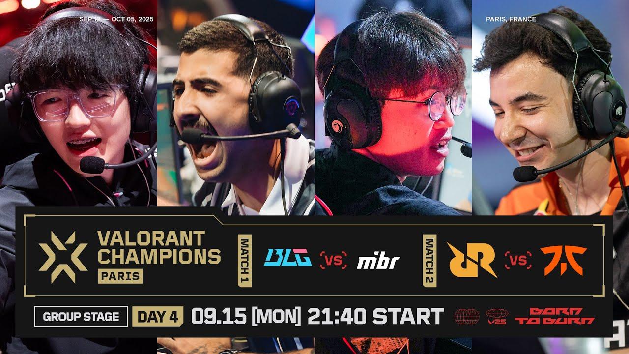 VALORANT Champions Paris — Group Stage Day 4