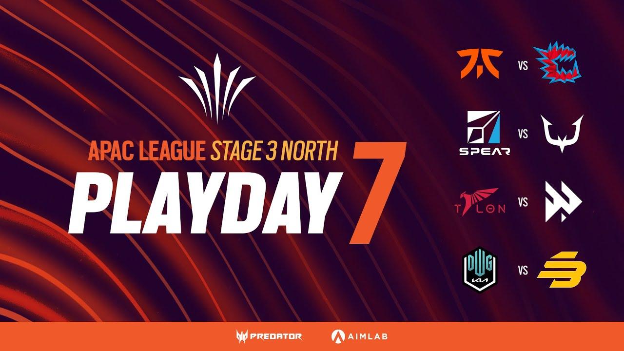 APACリーグ ステージ 3 NORTH Playday 7