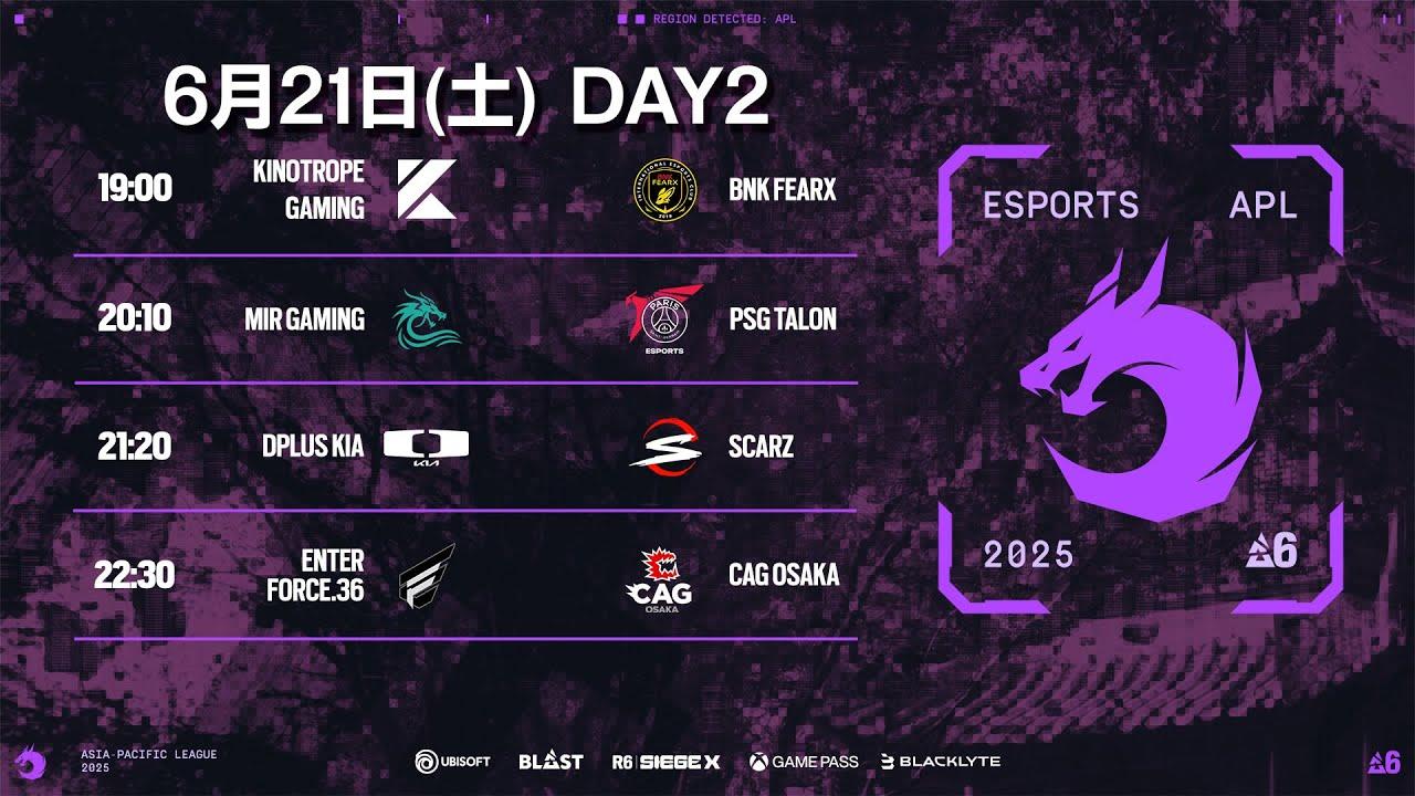 Asia Pacific League Stage 1 Day2 Watch Party