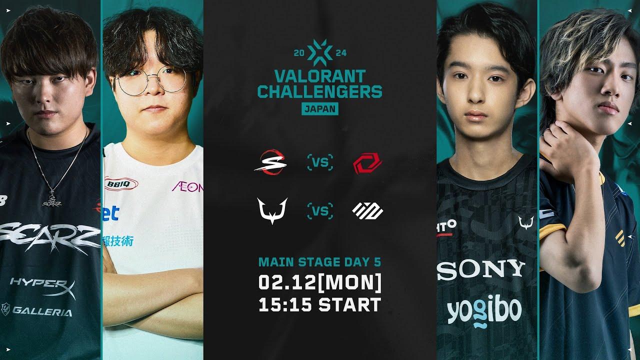 VALORANT Challengers Japan 2024 Split 1 Main Stage Day 5