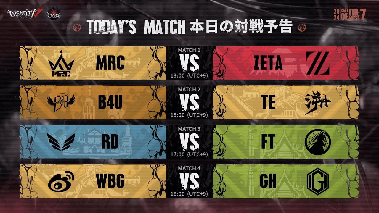 Call Of The Abyss Ⅶ ワールド決勝戦 グループ戦 Day1 (COA Ⅶ)