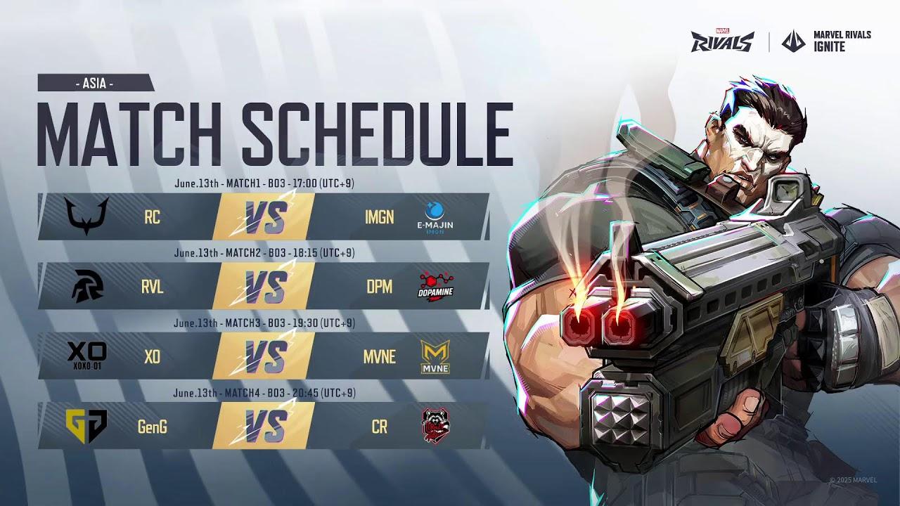 マーベル・ライバルズ Ignite | Stage 1 Group Stage Day 1 (UTC+9)