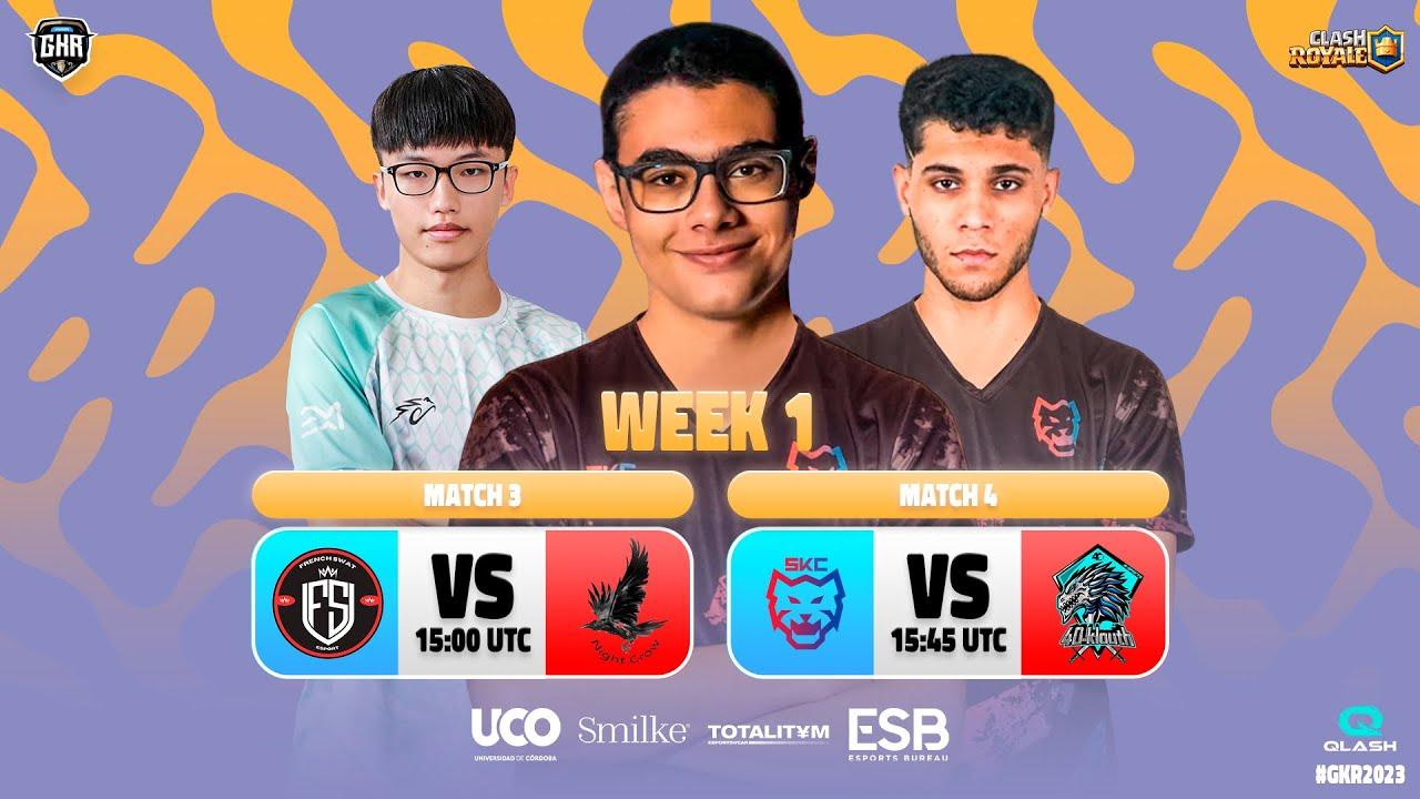 【クラロワ】GKR23 | French Swat vs Night Crow / SKCalalas vs 40KLOUTH [Japanese]