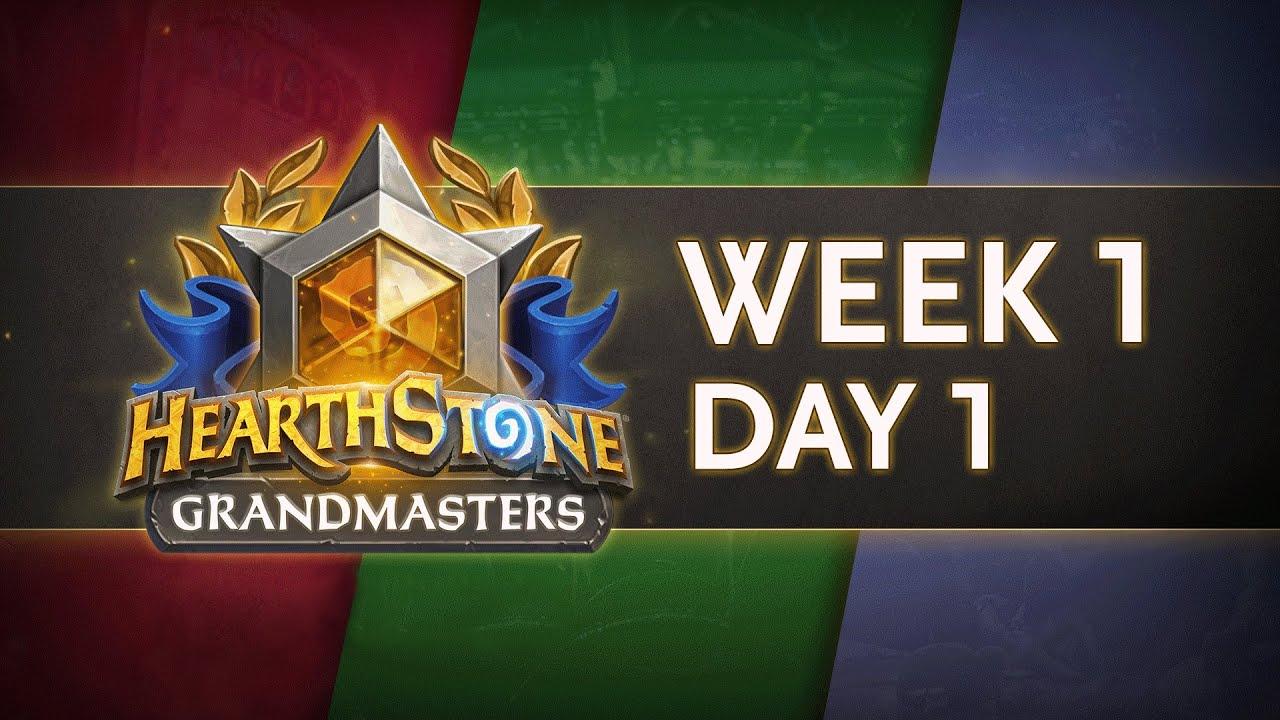 [JP] Hearthstone Grandmasters Season 1 WeeK 1 Day 1