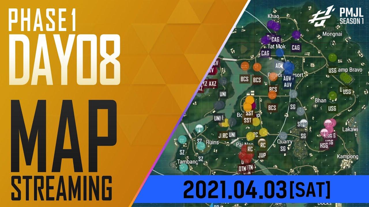 【PMJL SEASON1】Phase1 Day8 MAP配信