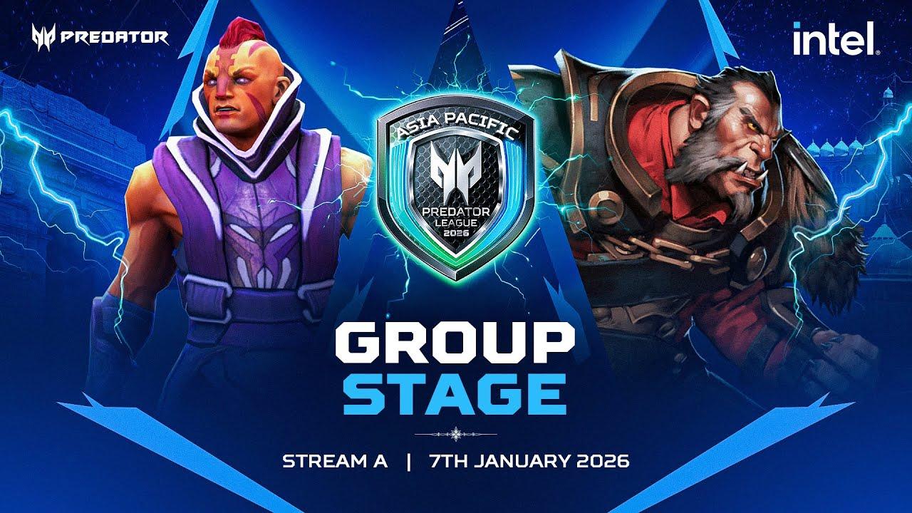 [ENG] Stream A | Asia Pacific Predator League 2026 | Group Stage | DOTA 2