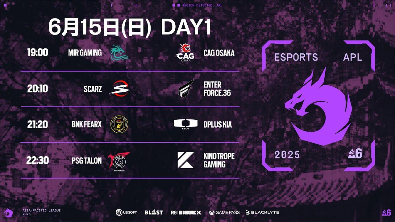 Asia Pacific League Stage 1 Day1 watch party