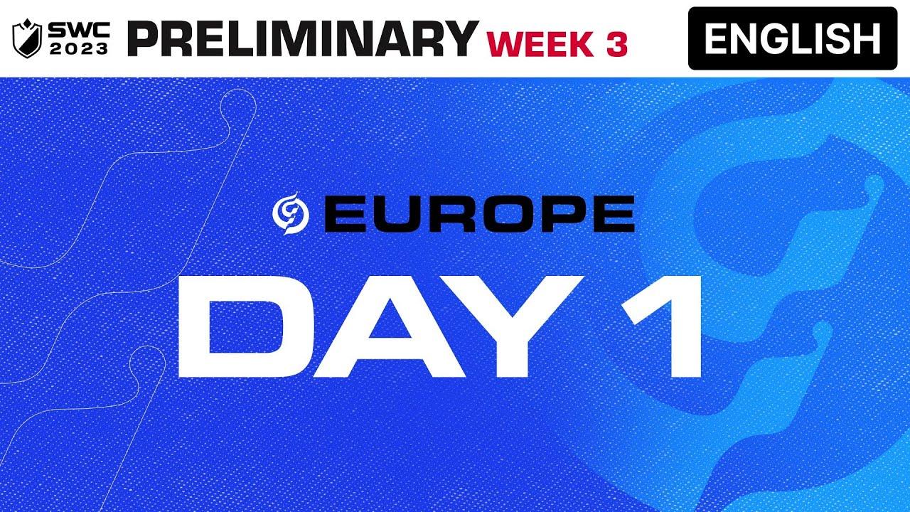 [ENGLISH] SWC2023 Europe Preliminary Day 1 | Summoners War