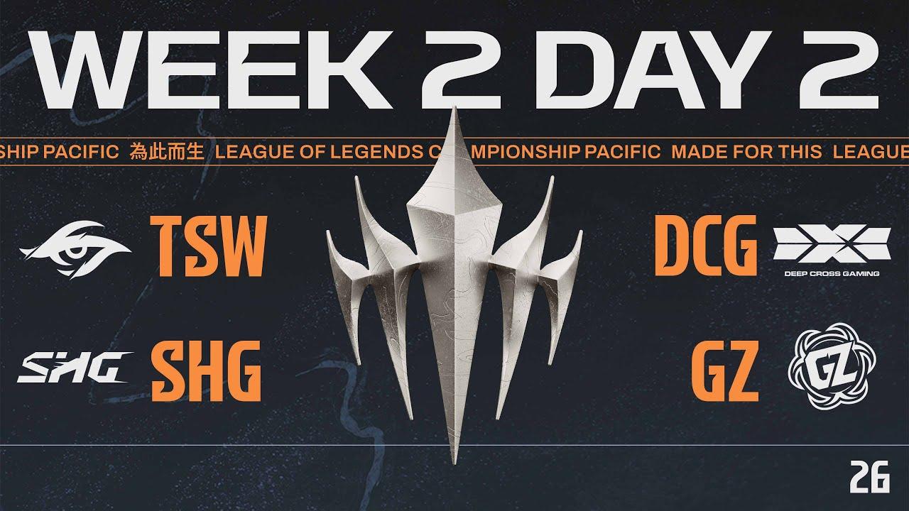 [JP] TSW vs DCG | SHG vs GZ | LCP 2026 Split 1 Regular Season Week 2 Day 2
