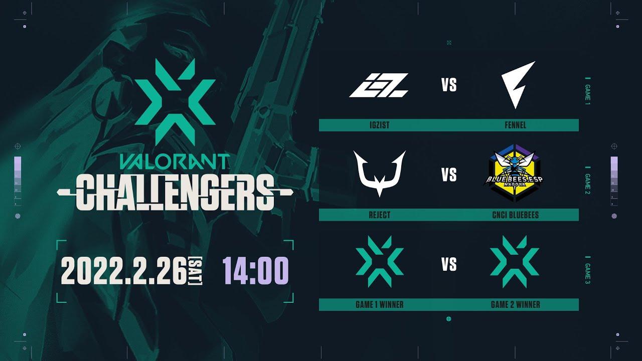 2022 VCT Stage1 - Challengers JAPAN Week1 Main Event Day1