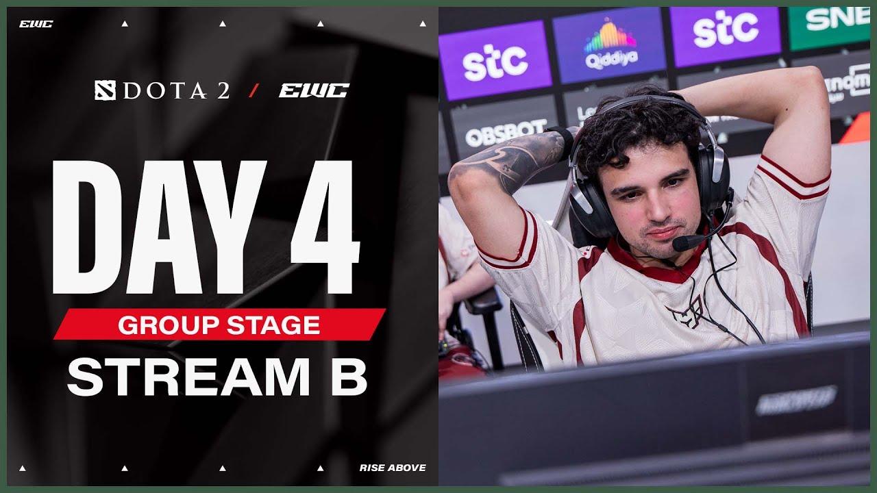 Dota 2 at EWC 25 - Day 4 - Phase 1 - Stream B