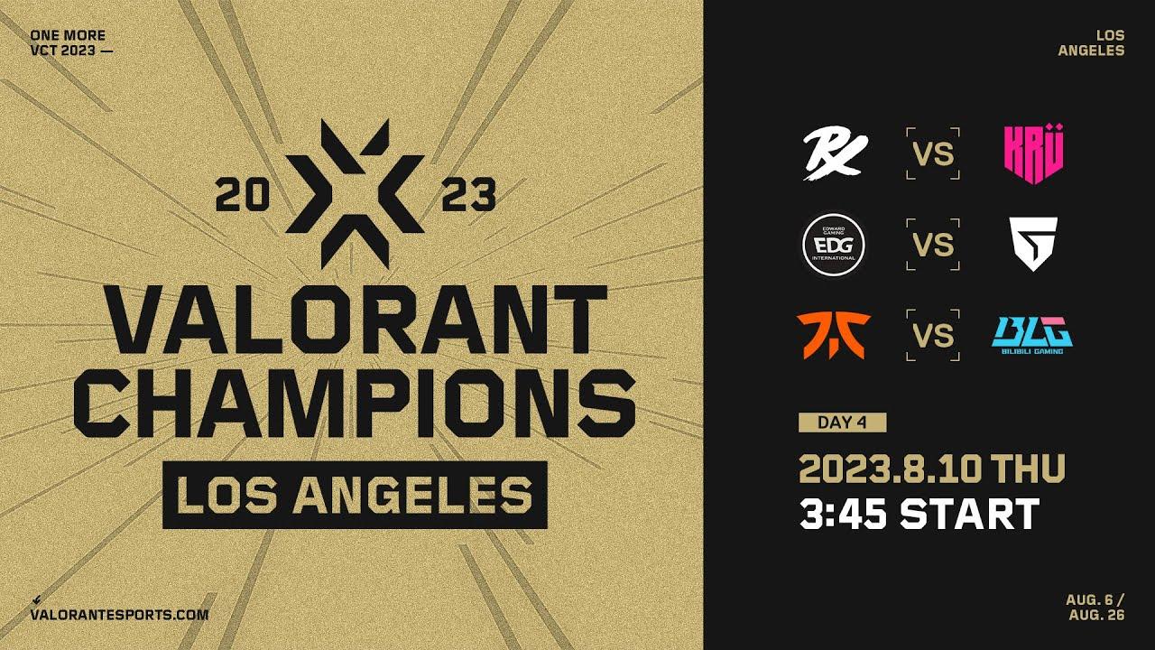 PRX vs. KRÜ / EDG vs. GIA / FNC vs. BLG — VALORANT Champions — Group Day 4