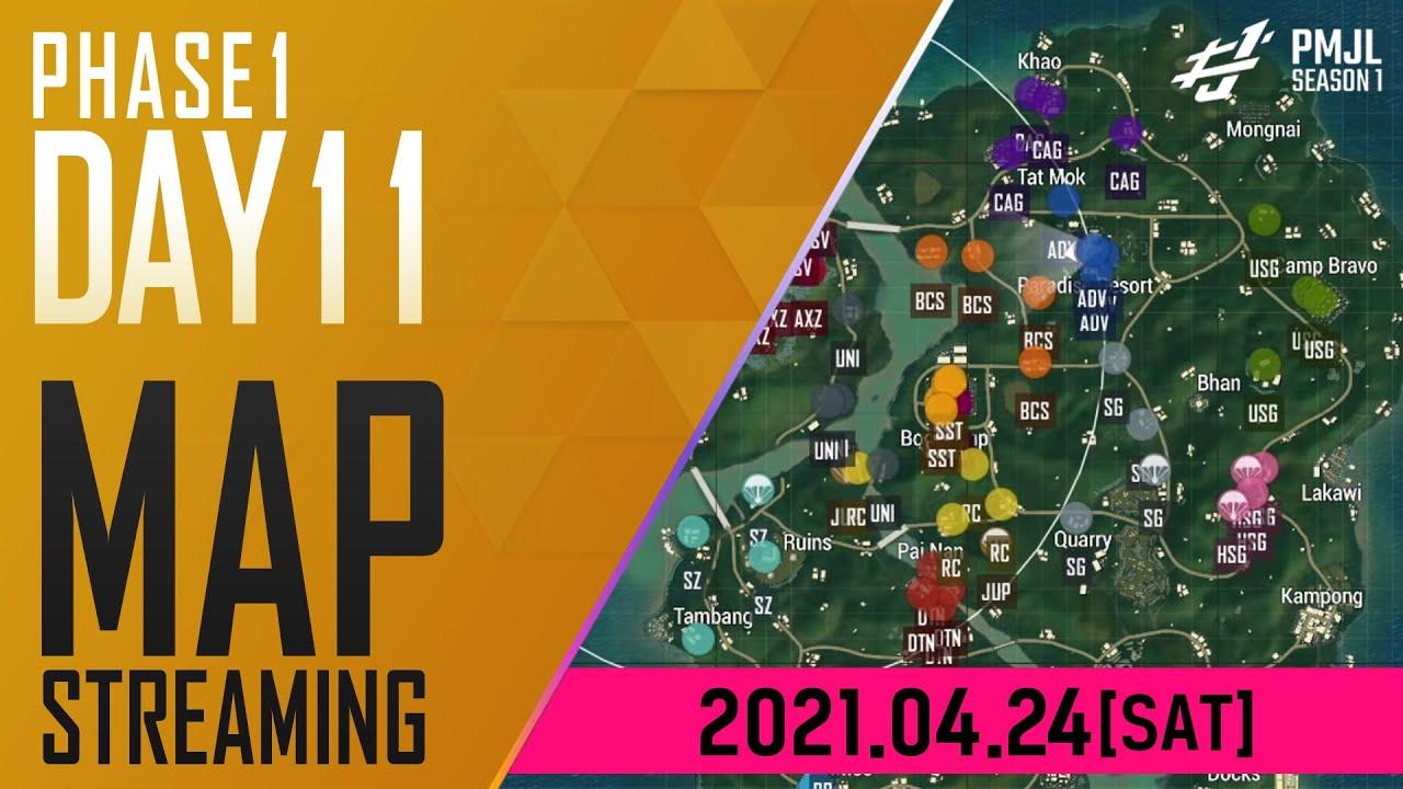 【PMJL SEASON1】Phase1 Day11 MAP配信