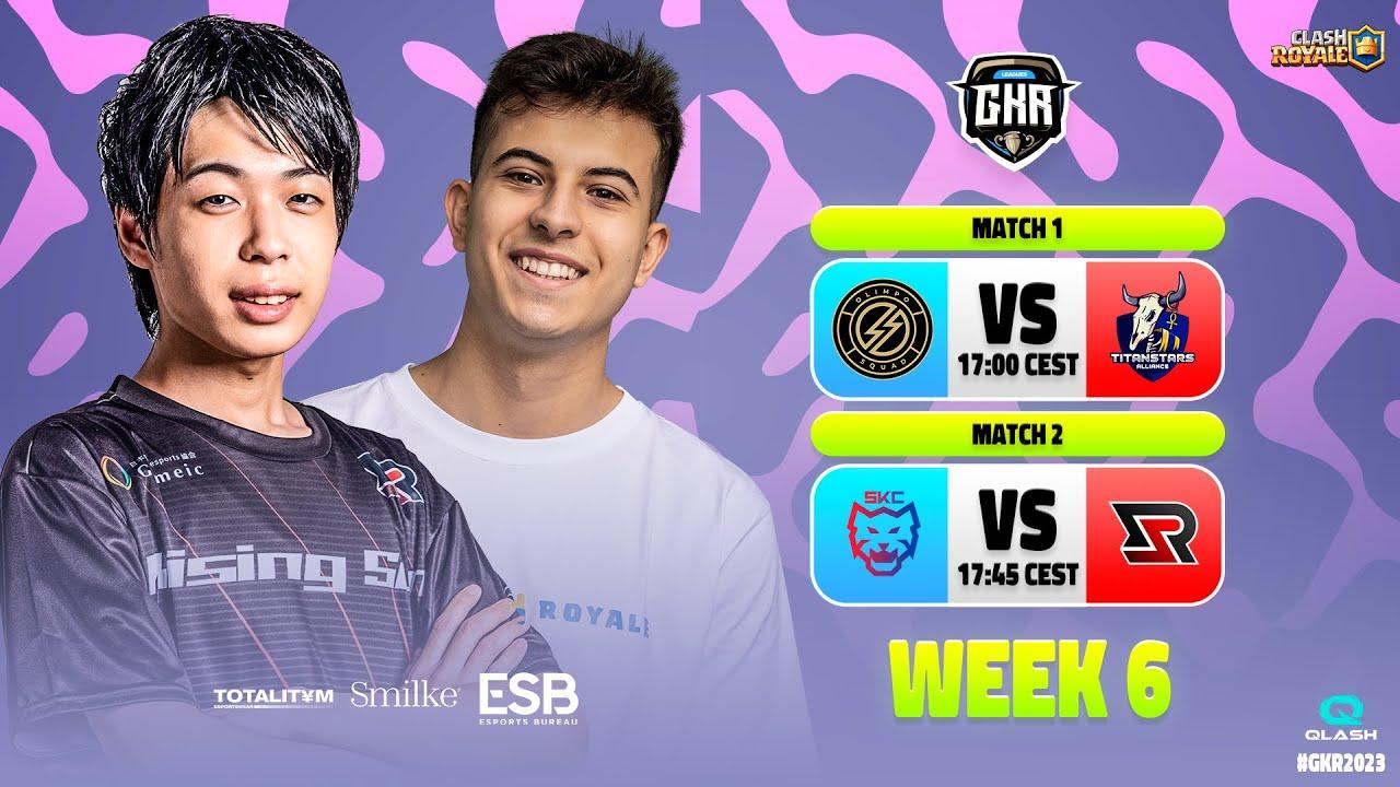 【クラロワ】Olimpo Squad vs TitanStars Alliance / SKCalalas vs Rising Sun Esports | GKR23 [Japanese]