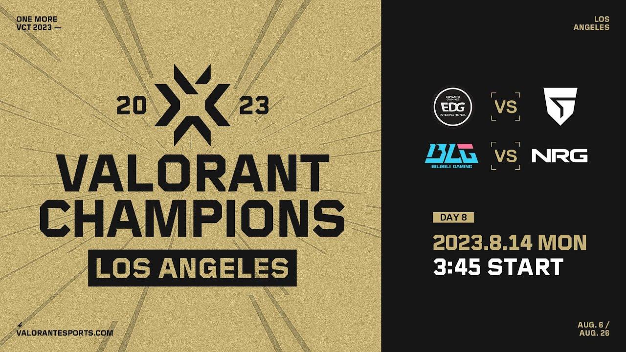 EDG vs. GIA / BLG vs. NRG — VALORANT Champions — Group Day 8