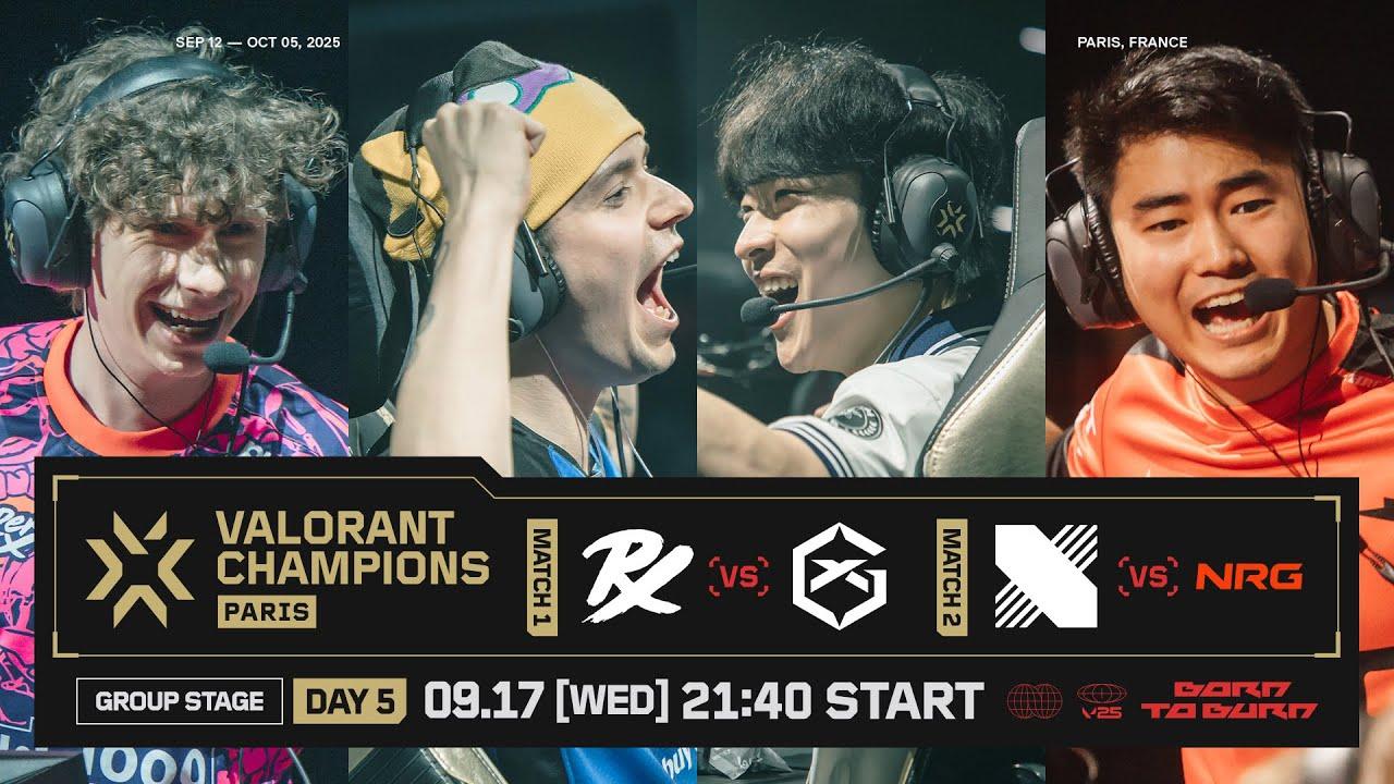 VALORANT Champions Paris — Group Stage Day 5