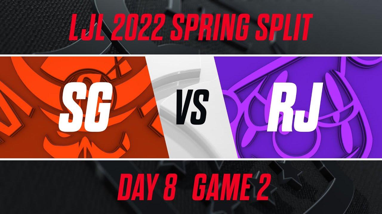 SG vs RJ｜LJL 2022 Spring Split Day 8 Game 2