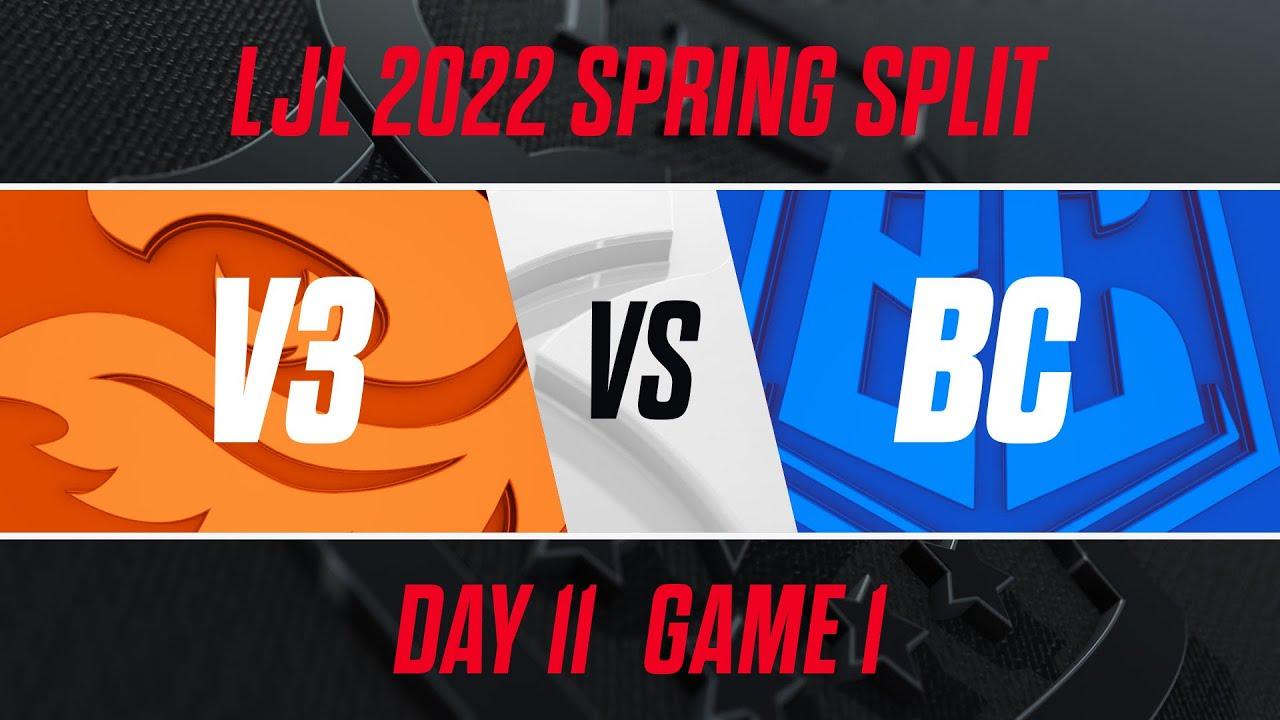 V3 vs BC｜LJL 2022 Spring Split Day 11 Game 1