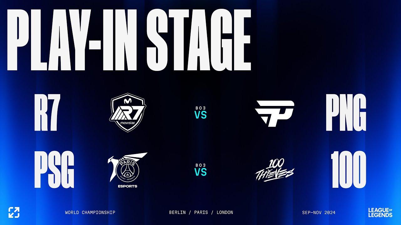 Worlds 2024 | PLAY-IN STAGE DAY 5 | R7 vs PNG - PSG vs 100