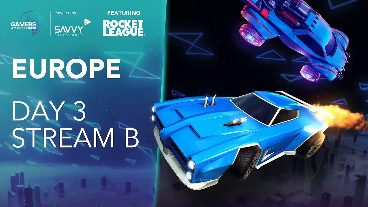 [EN] Gamers Without Borders 2023 – Rocket League – Day 3 – Stream B