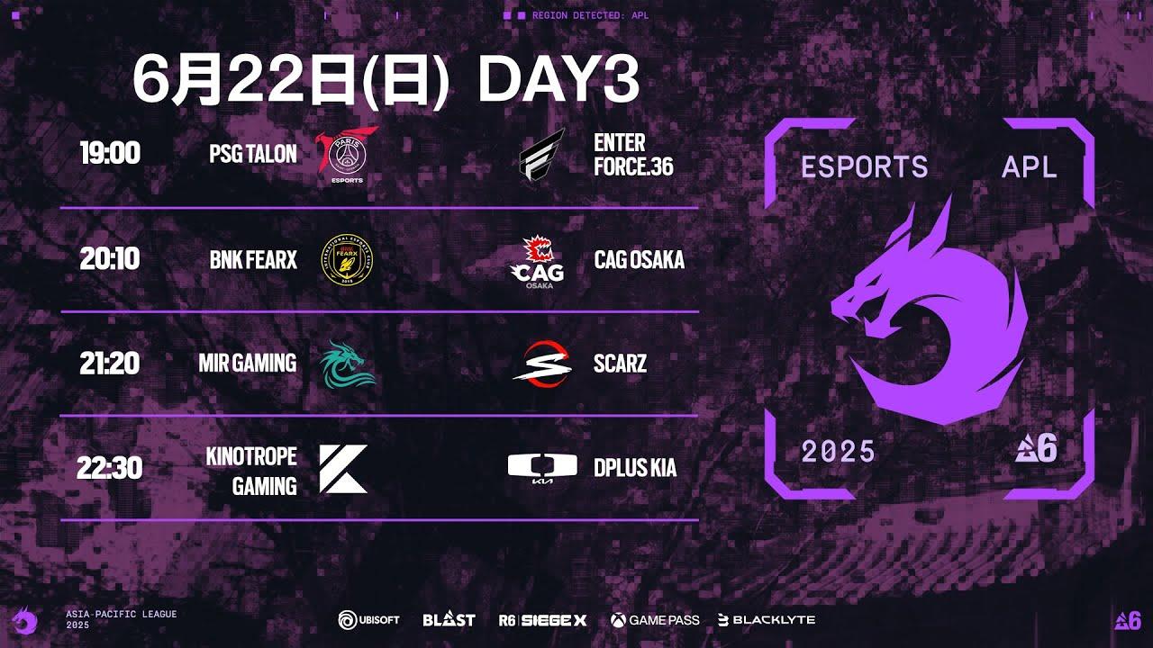 Asia Pacific League Stage 1 Day3 Watch Party