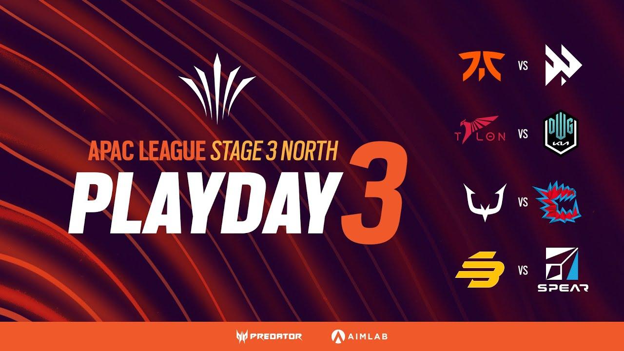 APACリーグ ステージ 3 NORTH Playday 3