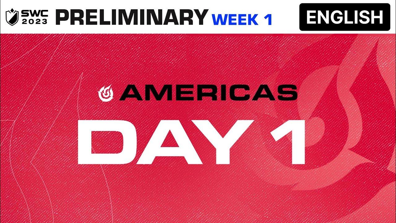 [ENGLISH] SWC2023 AMERICAS PRELIMINARY DAY 1| Summoners War