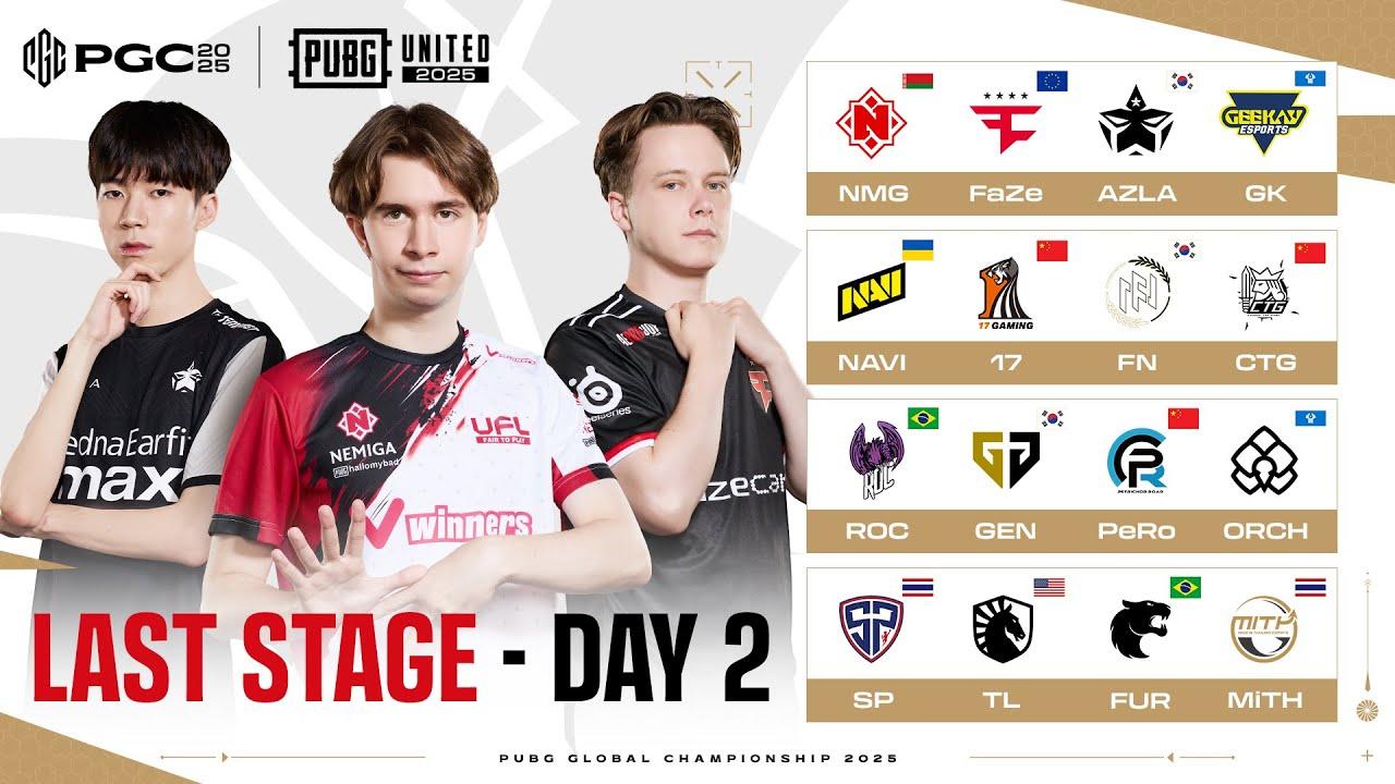 【日本語配信】PUBG Global Championship 2025 ラストステージ DAY 2