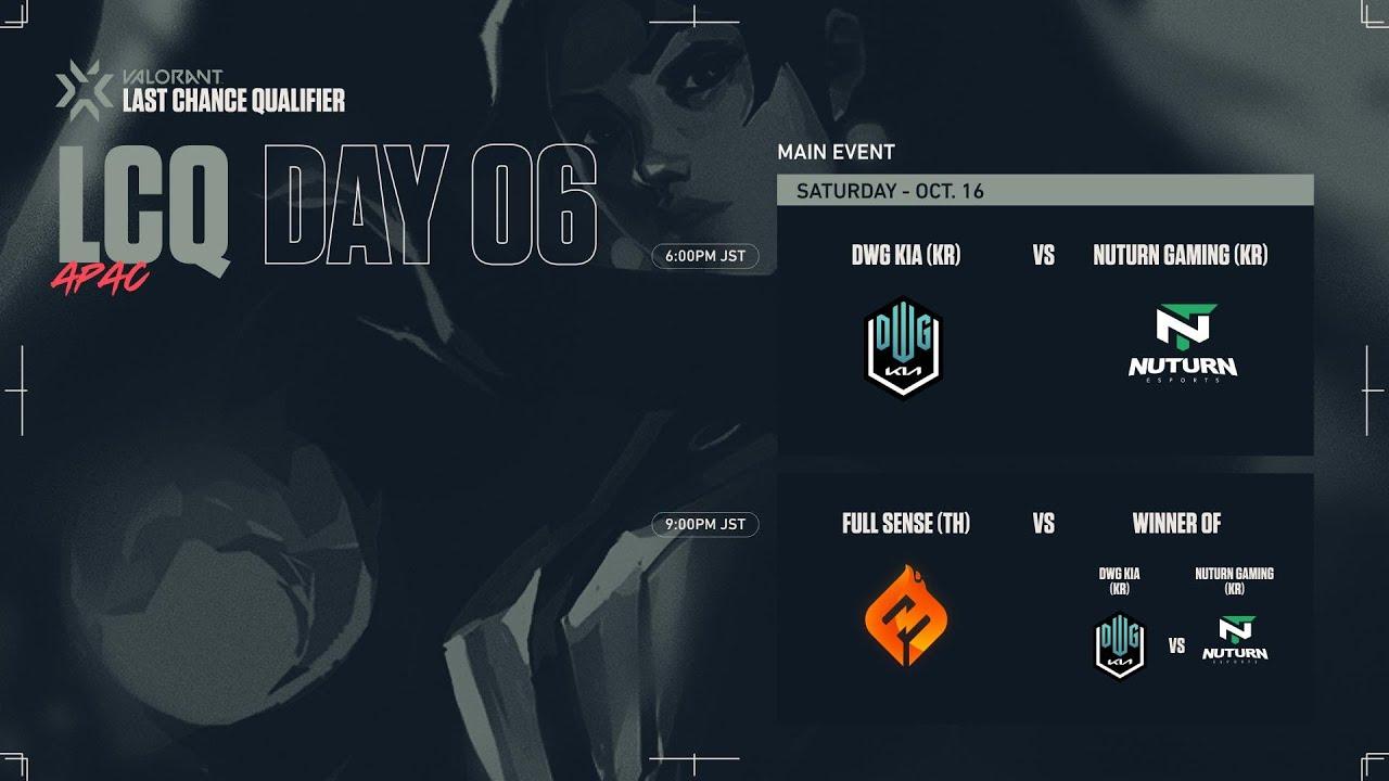 VCT APAC Last Chance Qualifier 2021 Day6