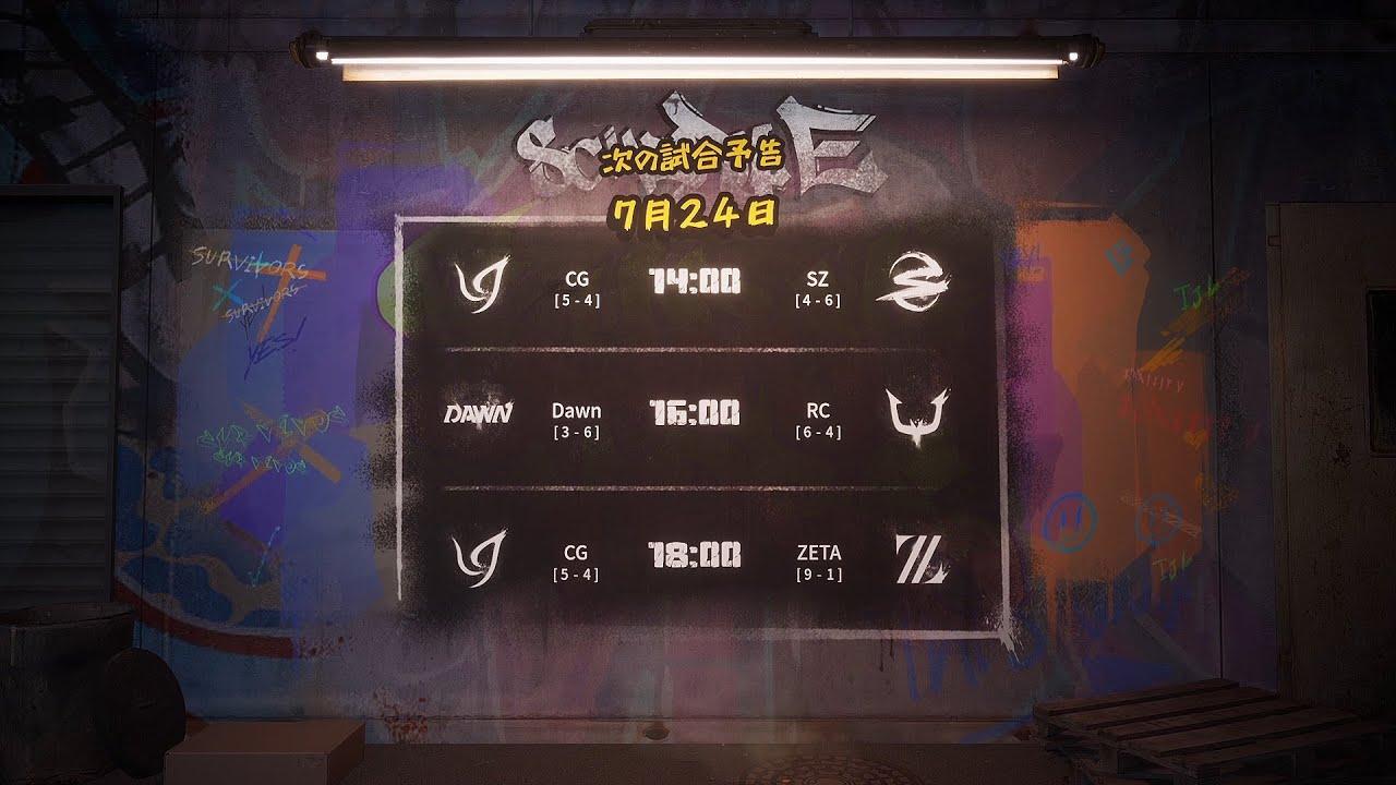 IdentityVJapanLeague レギュラーシーズン Day14（2022年夏季IJL ）