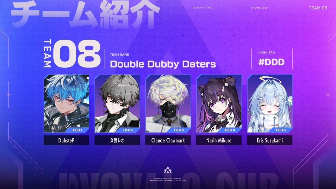 【VALORANT】 DDD - It's time for the KyoVALO Cup! A tournament once again! 【DubsteP】