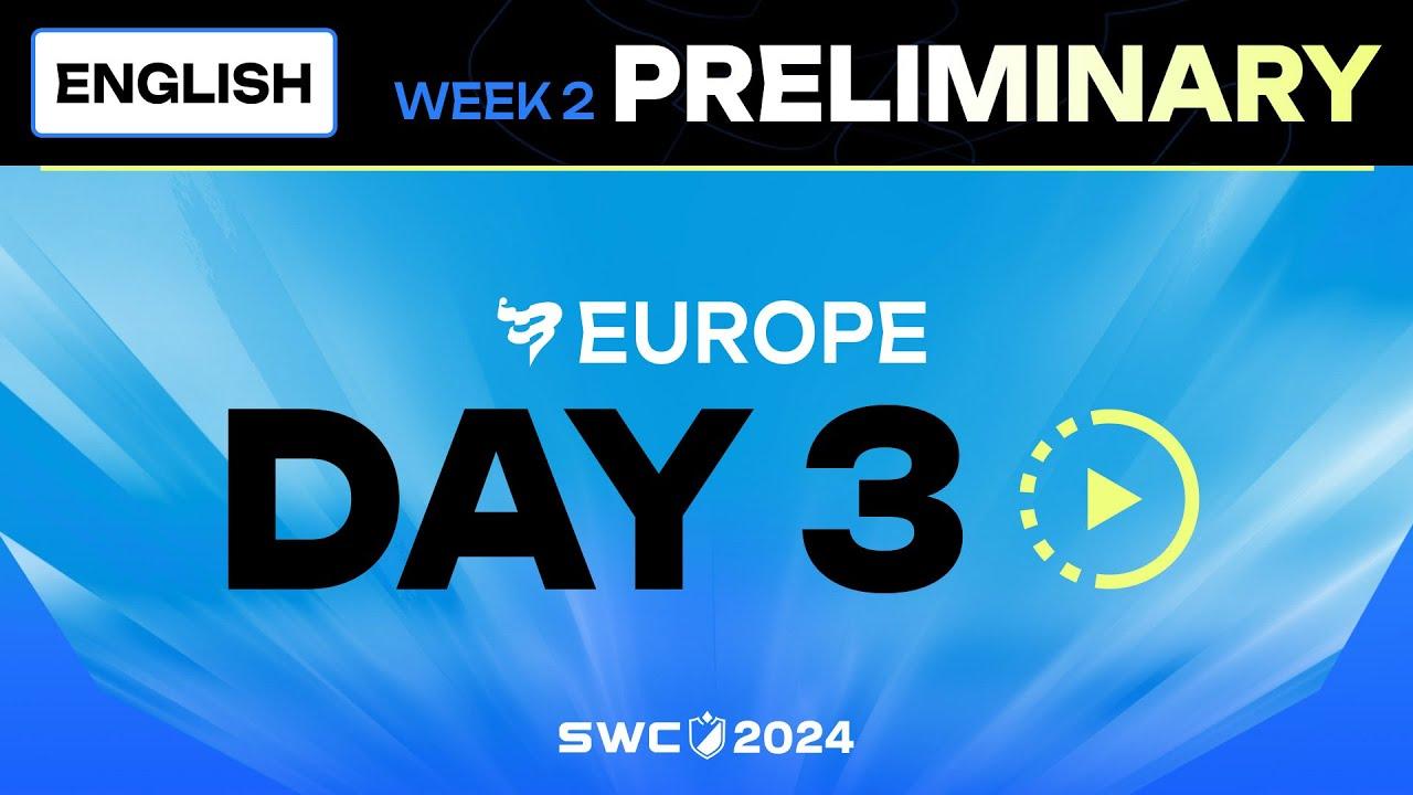 [ENGLISH] SWC2024 Europe Preliminary Day 3 | Summoners War