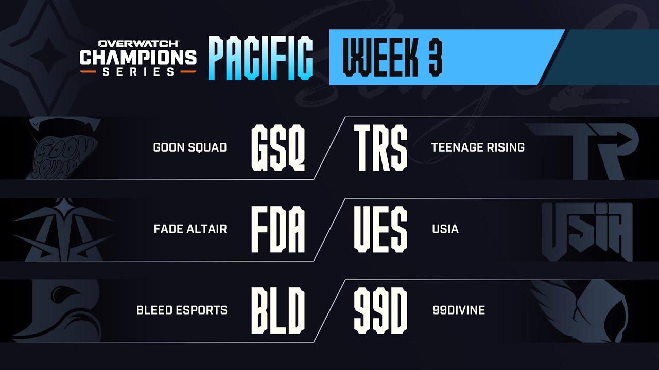 Overwatch Champions Series PACIFIC Stage2 (OWCS PACIFIC) Week 3