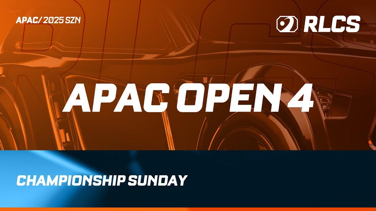 [日本語公式配信] APAC OPEN 4 | CHAMPIONSHIP SUNDAY | RALEIGH MAJOR | RLCS 2025 [JP]