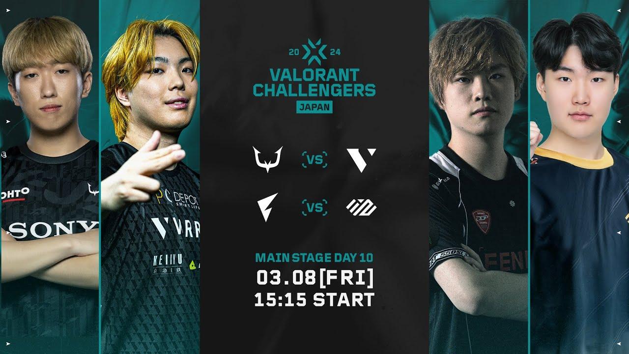 VALORANT Challengers Japan 2024 Split 1 Main Stage Day 10