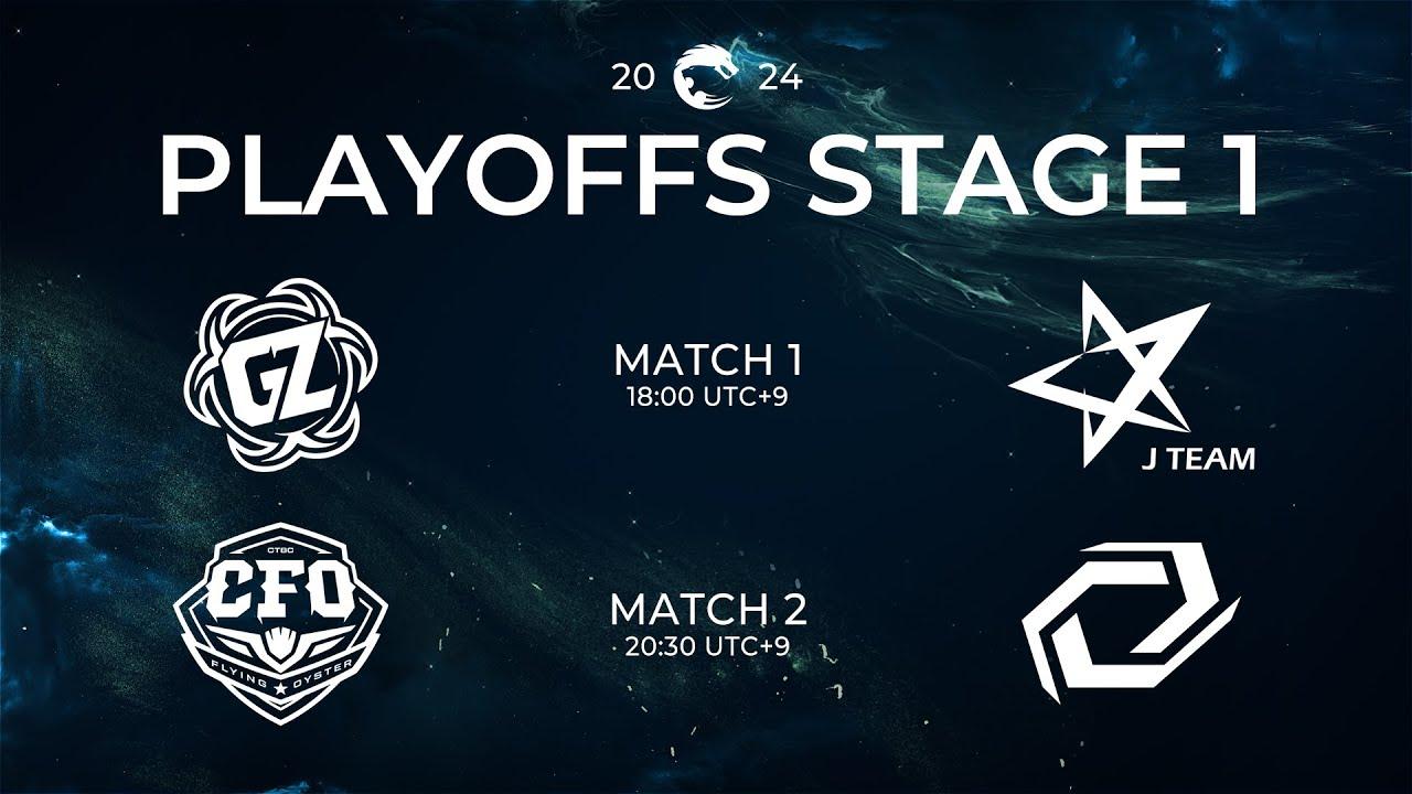 GZ vs JT / CFO vs SG | Playoffs Stage 1 Day 2 | PCS Summer Split (2024)