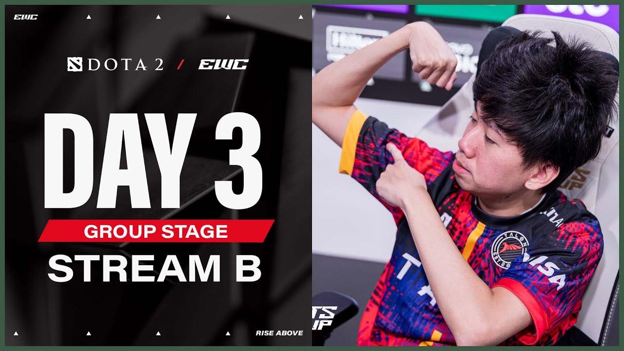 Dota 2 at EWC 25 - Day 3 - Phase 1 - Stream B