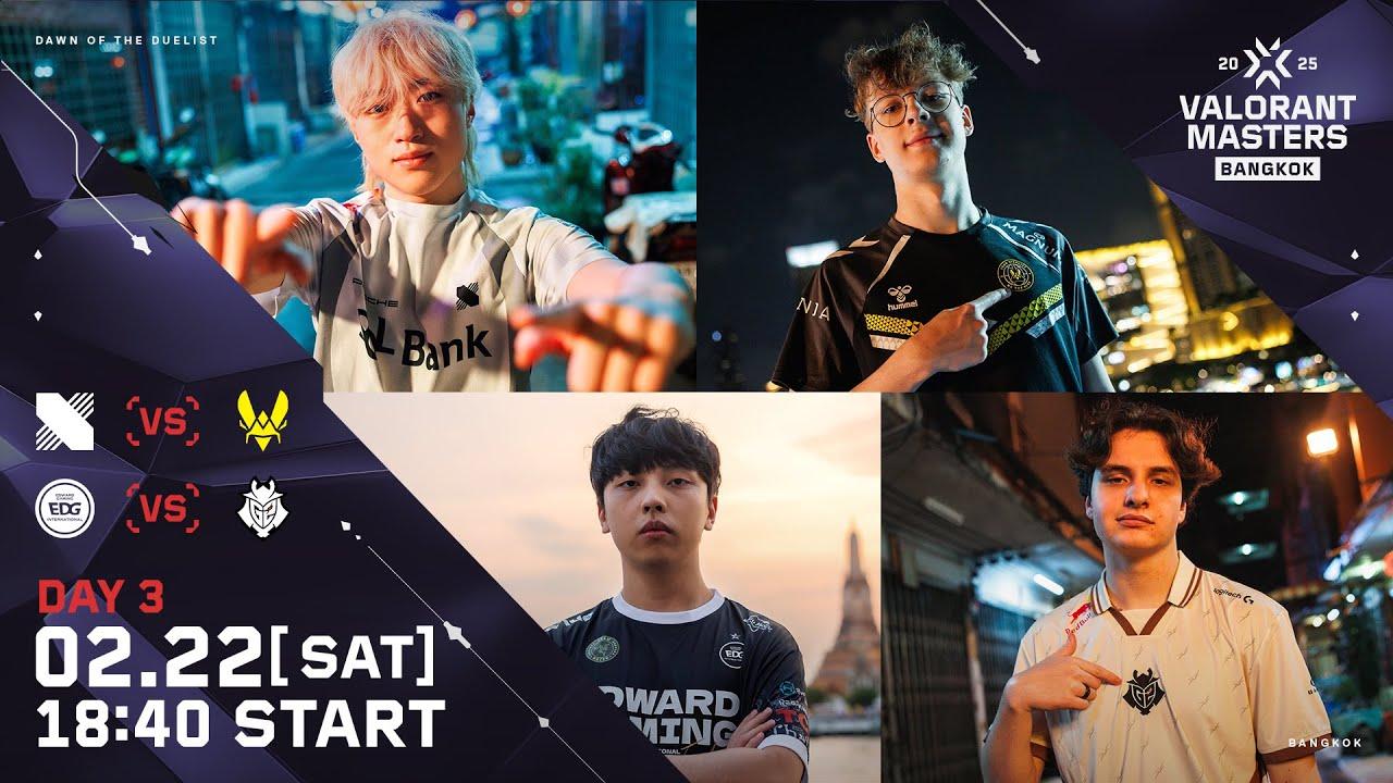 VALORANT Masters Bangkok 2025 - Swiss Stage - Day 3