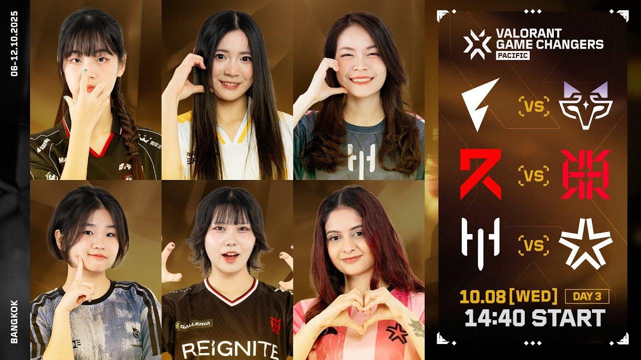 VALORANT Game Changers 2025 Pacific - Day 3