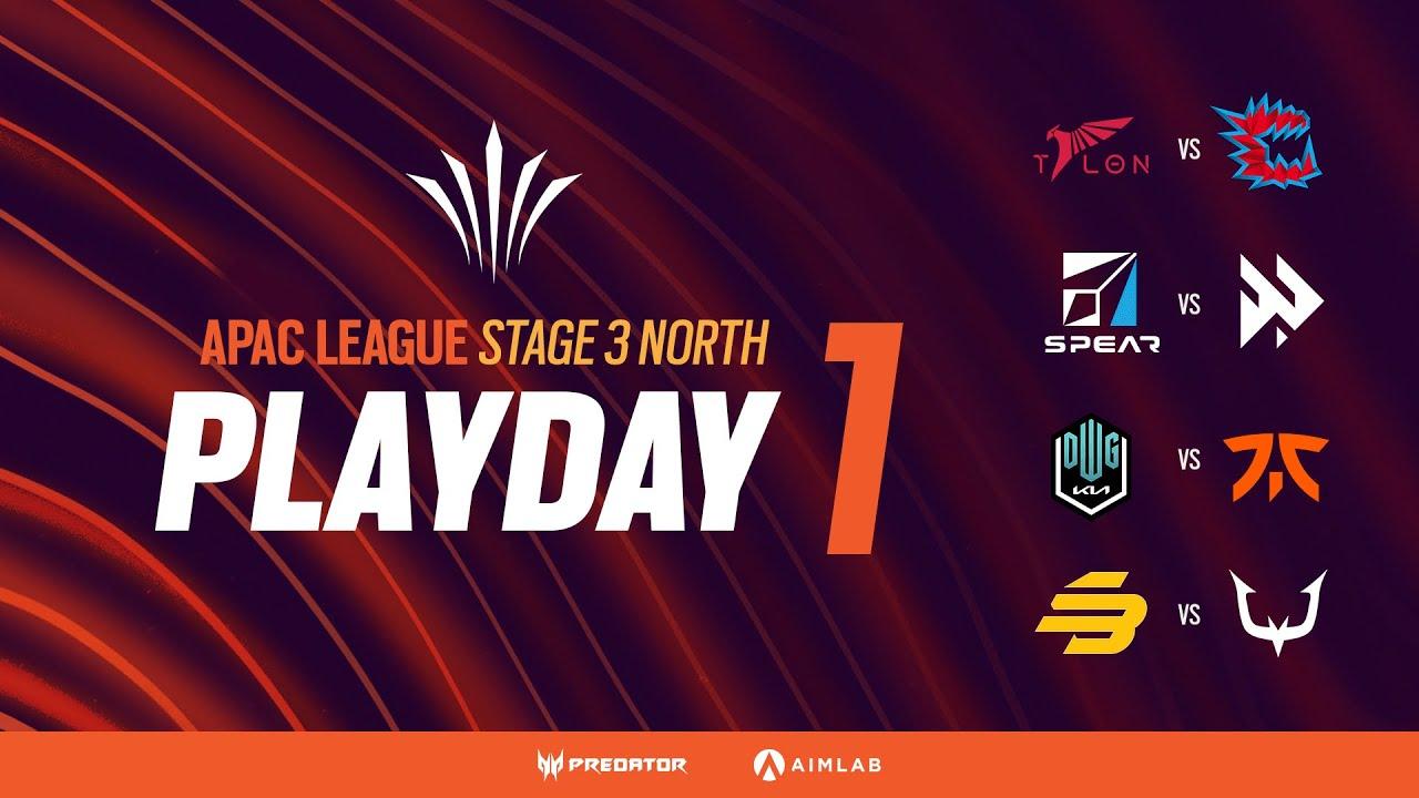 APACリーグ ステージ 3 NORTH Playday 1