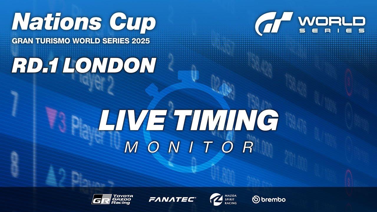 GT World Series 2025 | Round 1 - London | Nations Cup | Live Timing