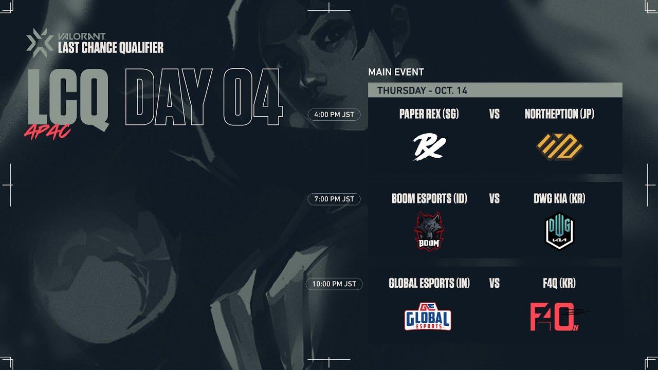 VCT APAC Last Chance Qualifier 2021 Day4