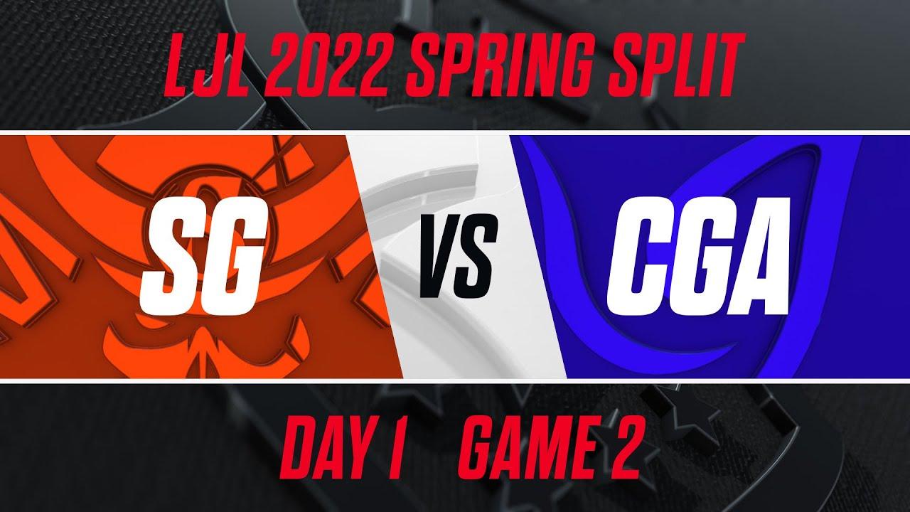 SG vs CGA｜LJL 2022 Spring Split Day 1 Game 2